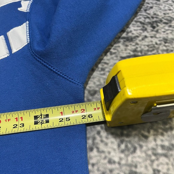 Ecko Unltd Zip Up Hoodie Mens XXL Blue Black Vintage Y2K 2000s Grunge Skater - Picture 9 of 11